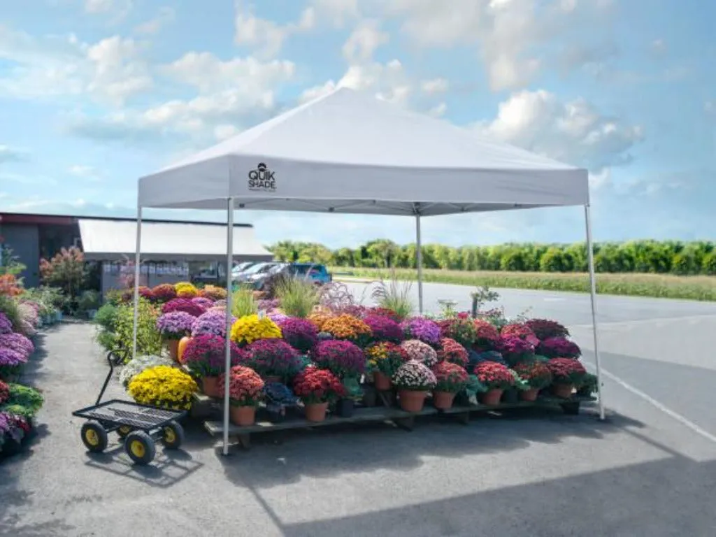 10x10 ft. Outdoor Event Marketplace Superior Pop-Up Canopy Tent - White