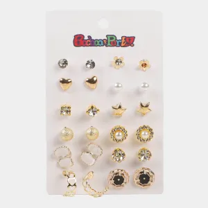 12 Pairs Charming Ears Tops For Girls