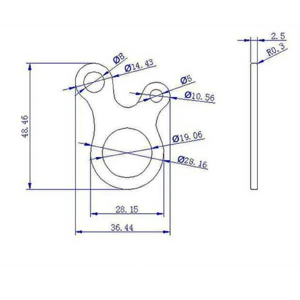 3 Hole Multi-Purpose Stainless Steel Knotting Buckle Tool (5 Pieces)