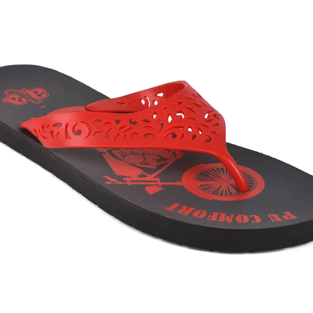 A-HA Casual Black Flip Flop For Women PUCOMFRTL5 By Liberty