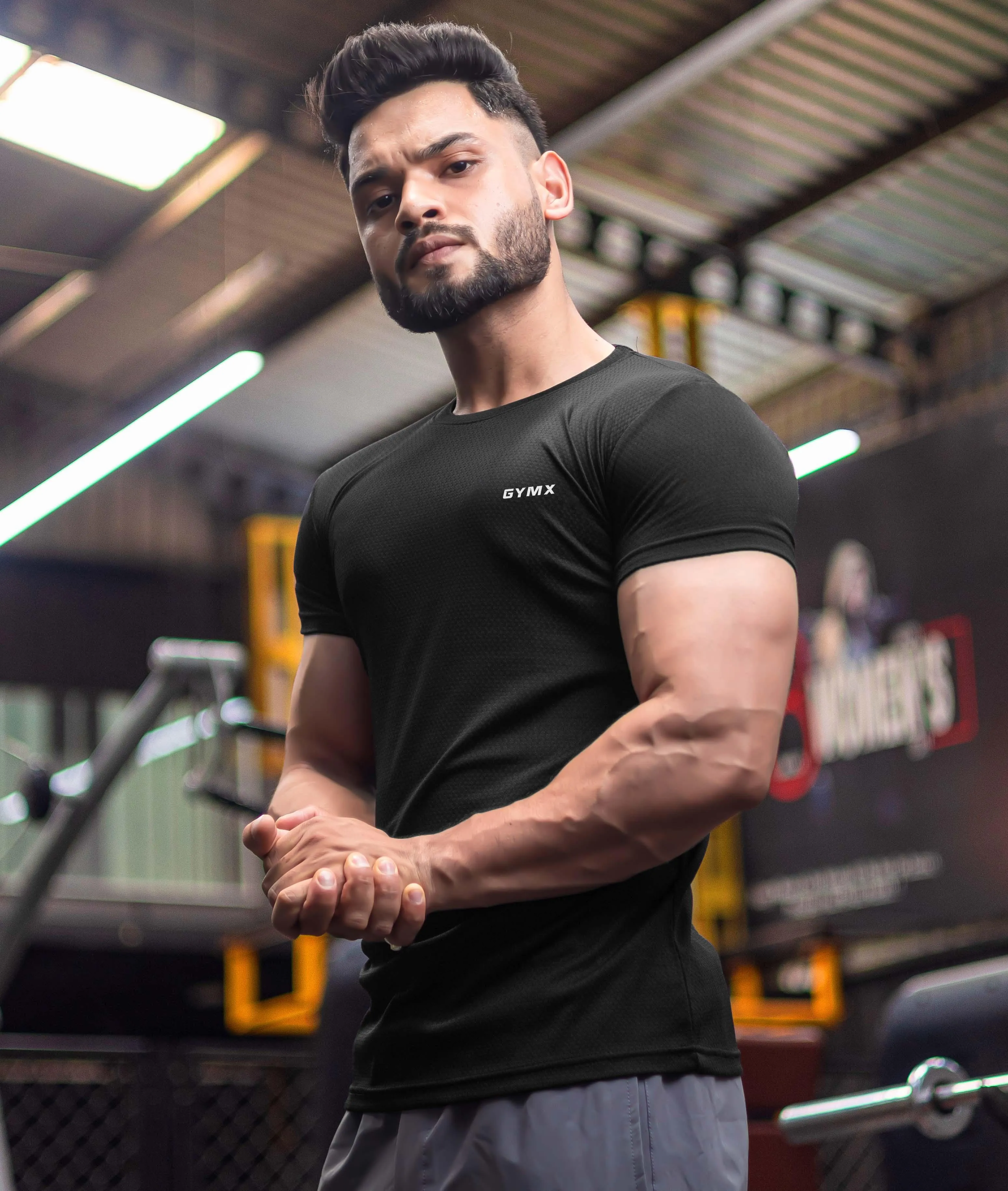 Ace GymX Tees: Just Black