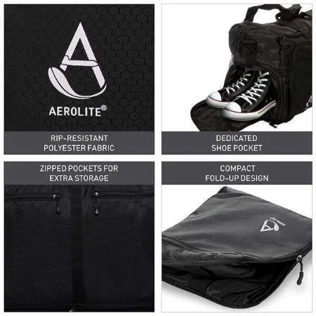 Aerolite (55x35x20cm) Lightweight Foldable Cabin Luggage Holdall