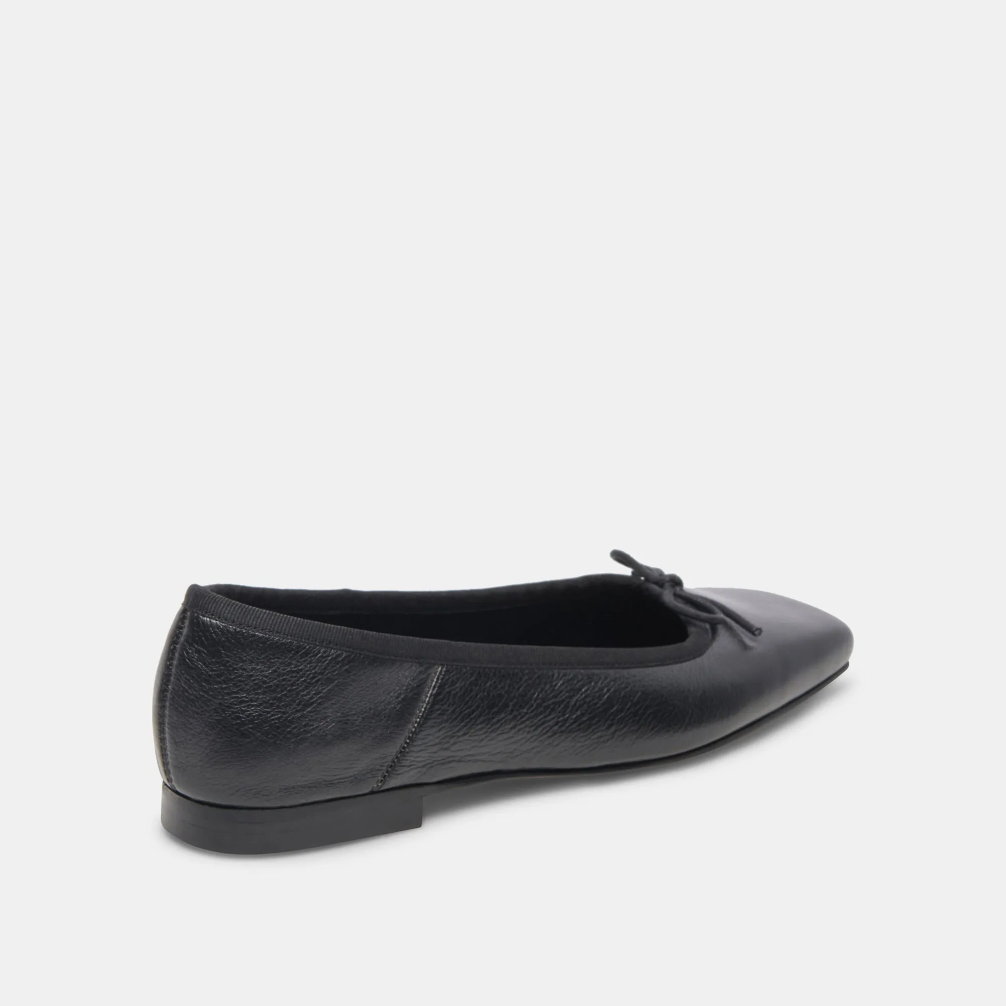 ANISA BALLET FLATS BLACK LEATHER