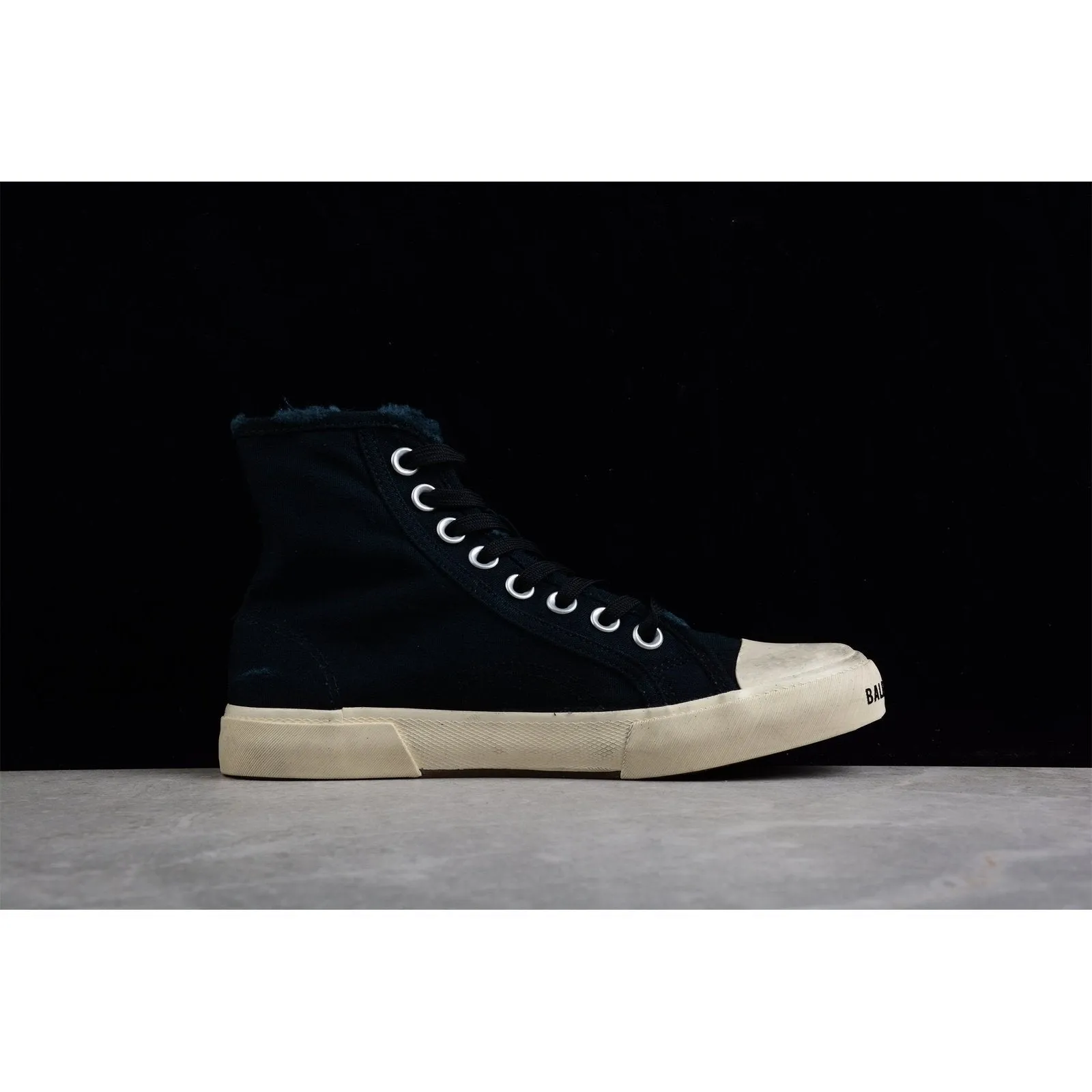 BALENCIAGA PARIS HIGH VULC DESTR x BLACK