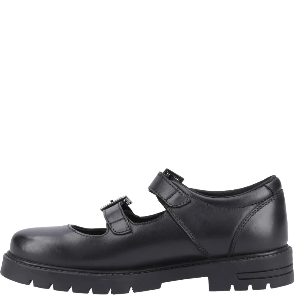 Black Ella Junior School Shoes