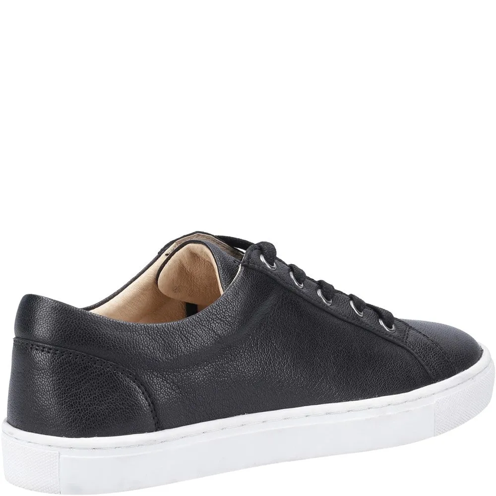 Black Tessa Lace-Up Trainers