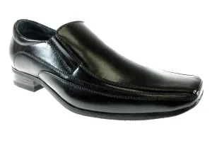 Boys Conal Classic Squared Toe Slip On Dress Loafers Shoes B-99030 Black-85