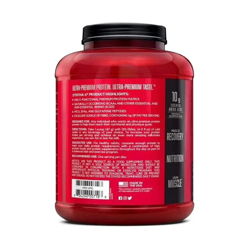 BSN Nutrition Syntha-6 Powder 2.4 KG 48 Servings