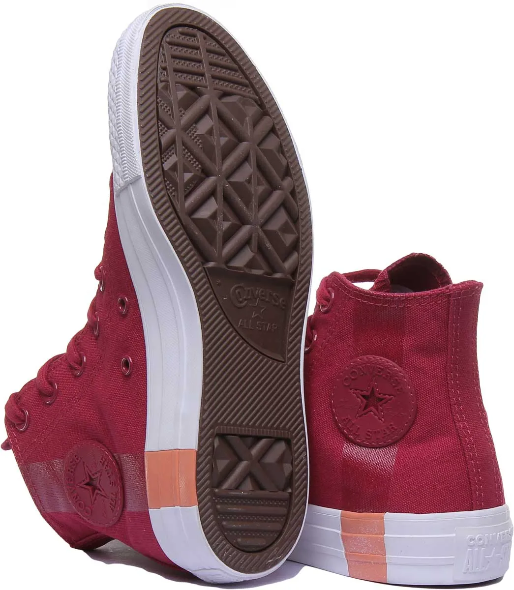 Converse 163302C CT All Star Hi Trainer In Maroon For Women