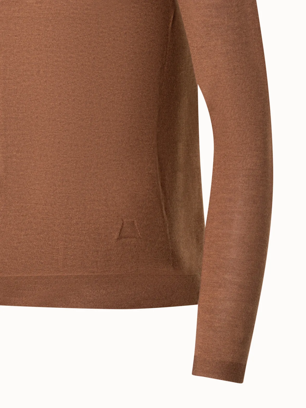 Crew Neck Cashmere Silk Sweater