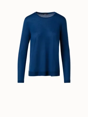 Crew Neck Cashmere Silk Sweater