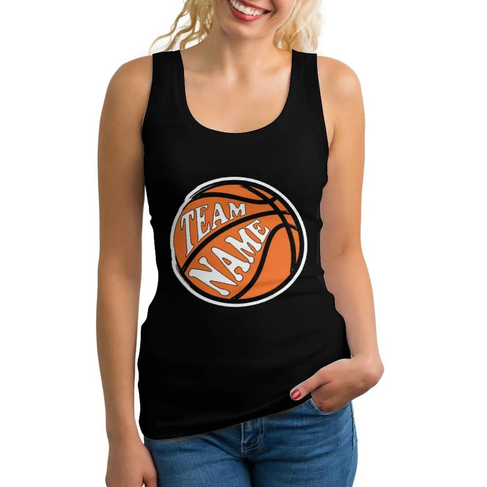 Custom Basketball Team Name Tank Tops For Women&Men 30 Colors