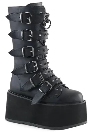 DAMNED 225 Dark Soul Black Platform Boots