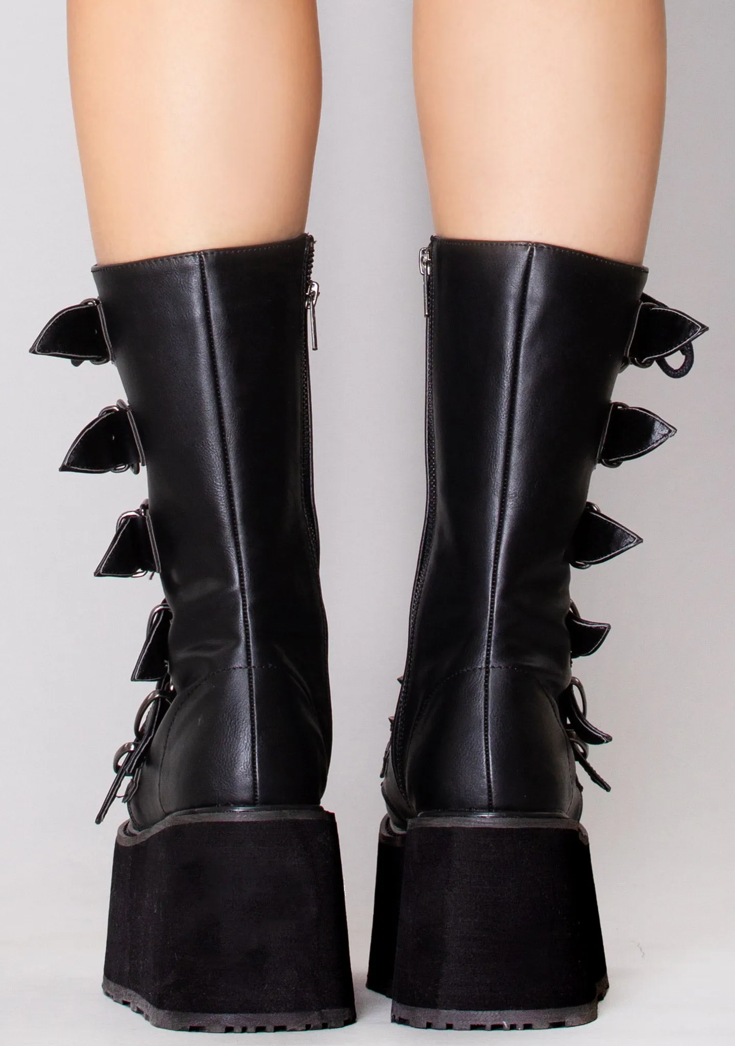 DAMNED 225 Dark Soul Black Platform Boots