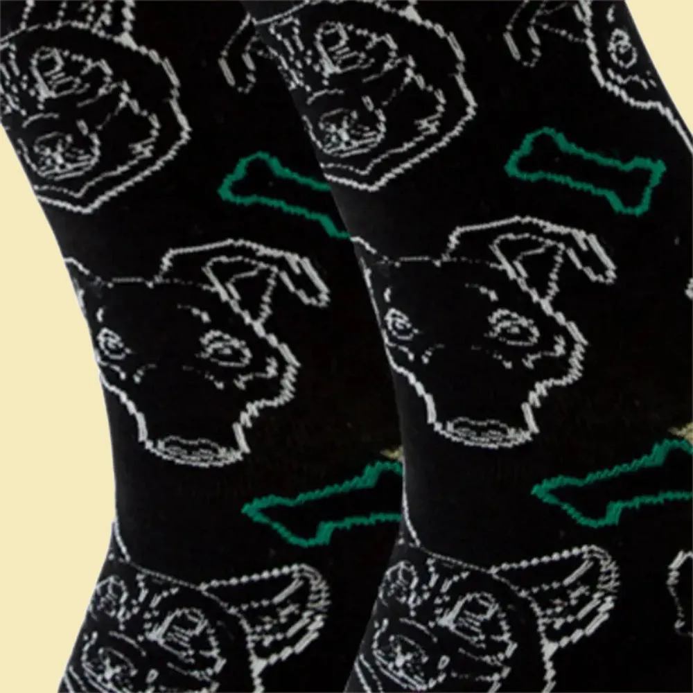 Dog Faces Socks from the Sock Panda (Adult Large - Men's Shoe Sizes 8-12)