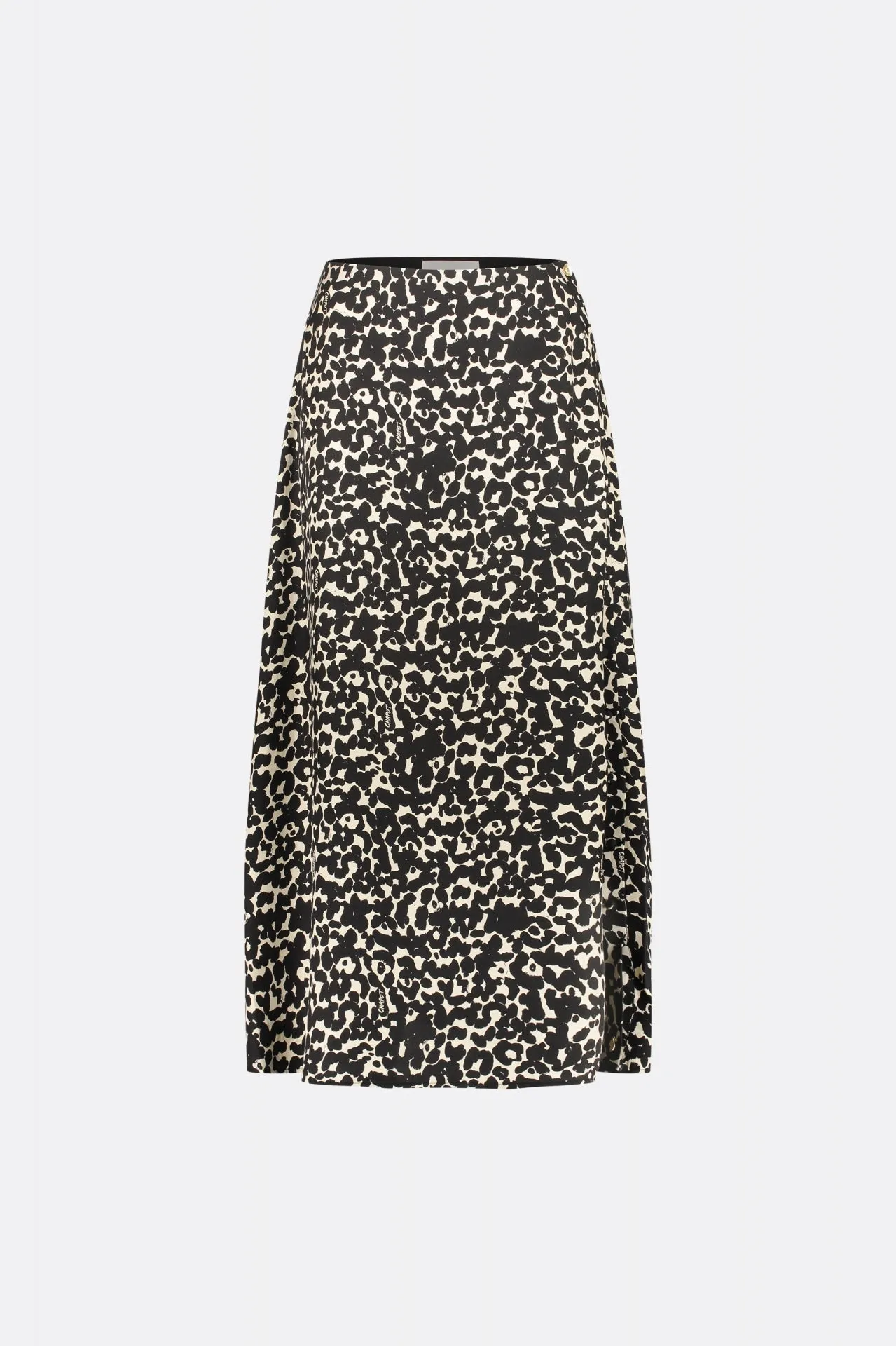 Fabienne Chapot Lydia Skirt-Black Oat Melange