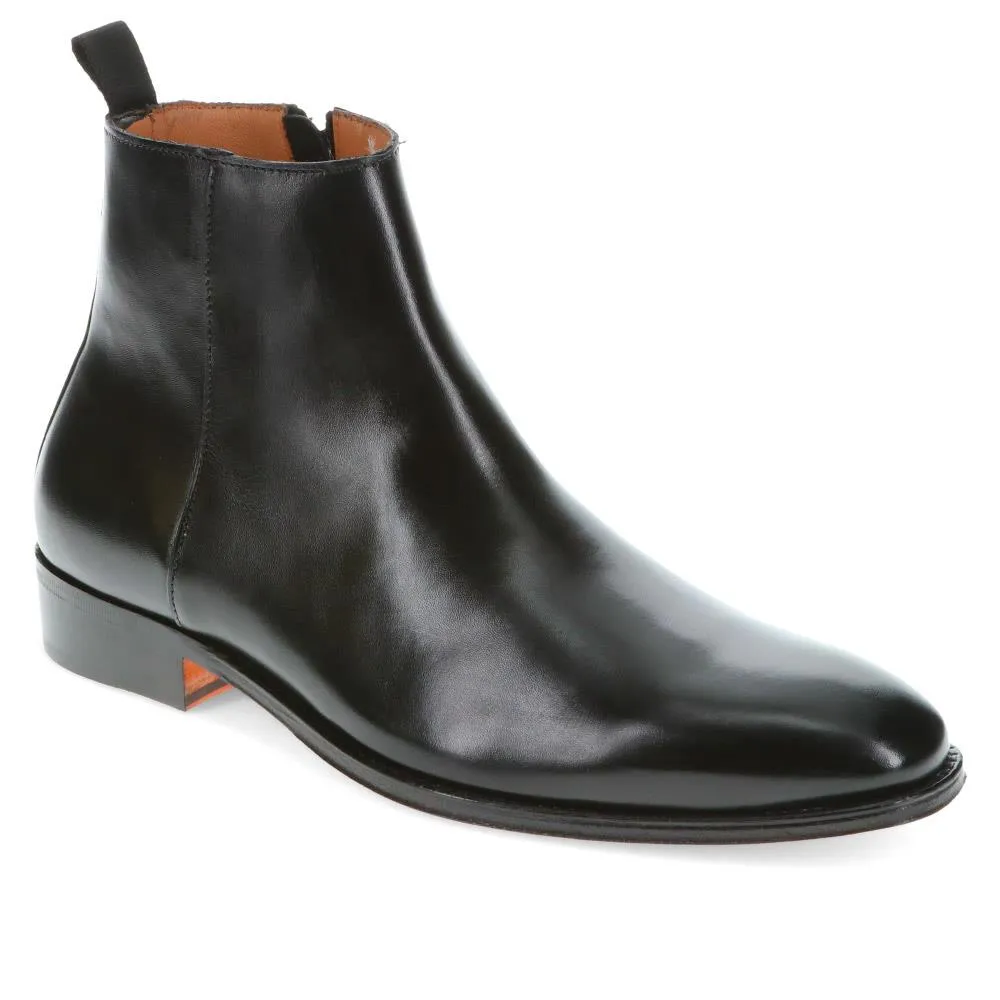 Sure, heres a more optimized title for the e-commerce product:

Stylish Flaxen Leather Ankle Boots - Model 325 744