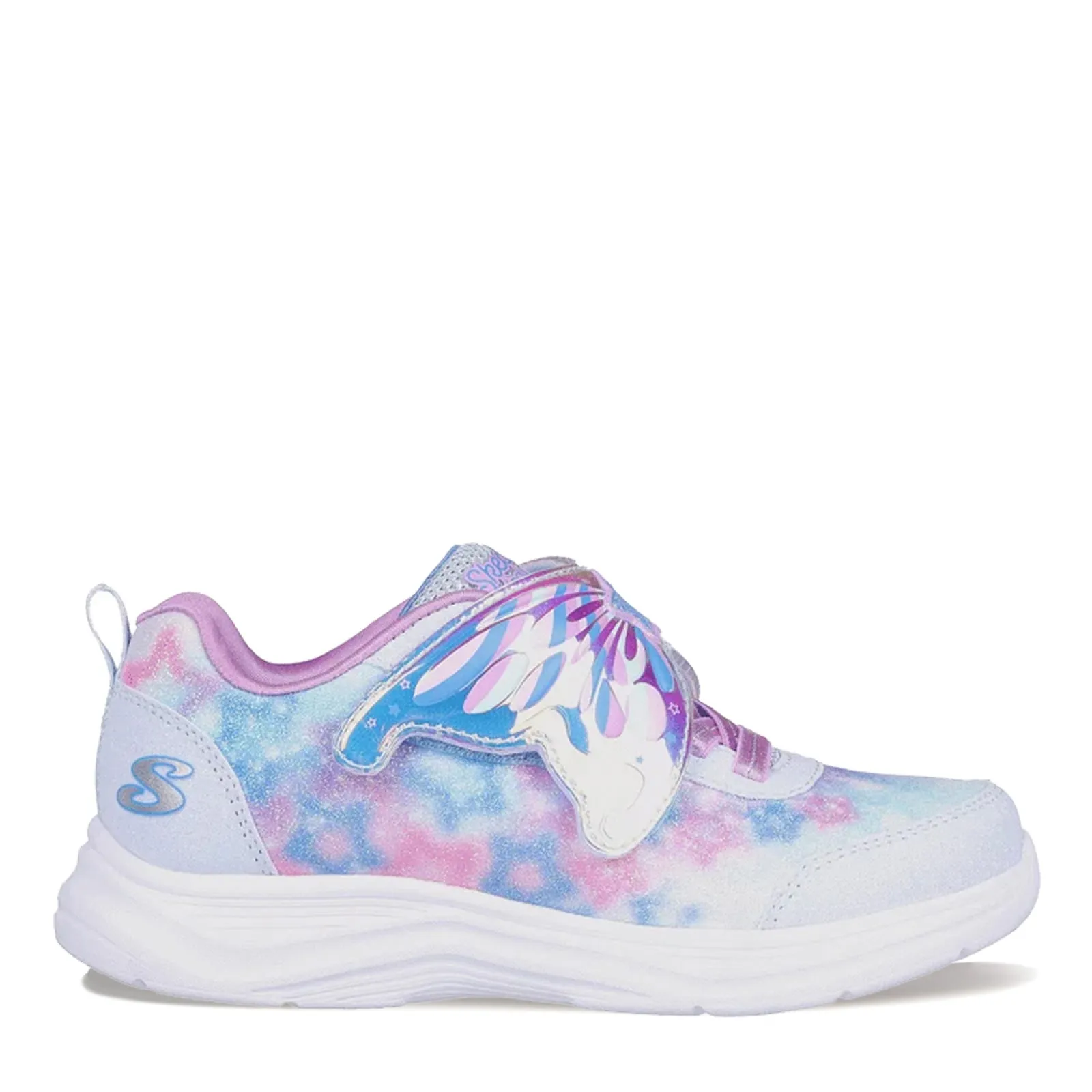 Girl's Skechers, Glimmer Kicks - Magical Wings Sneaker - Little Kid & Big Kid