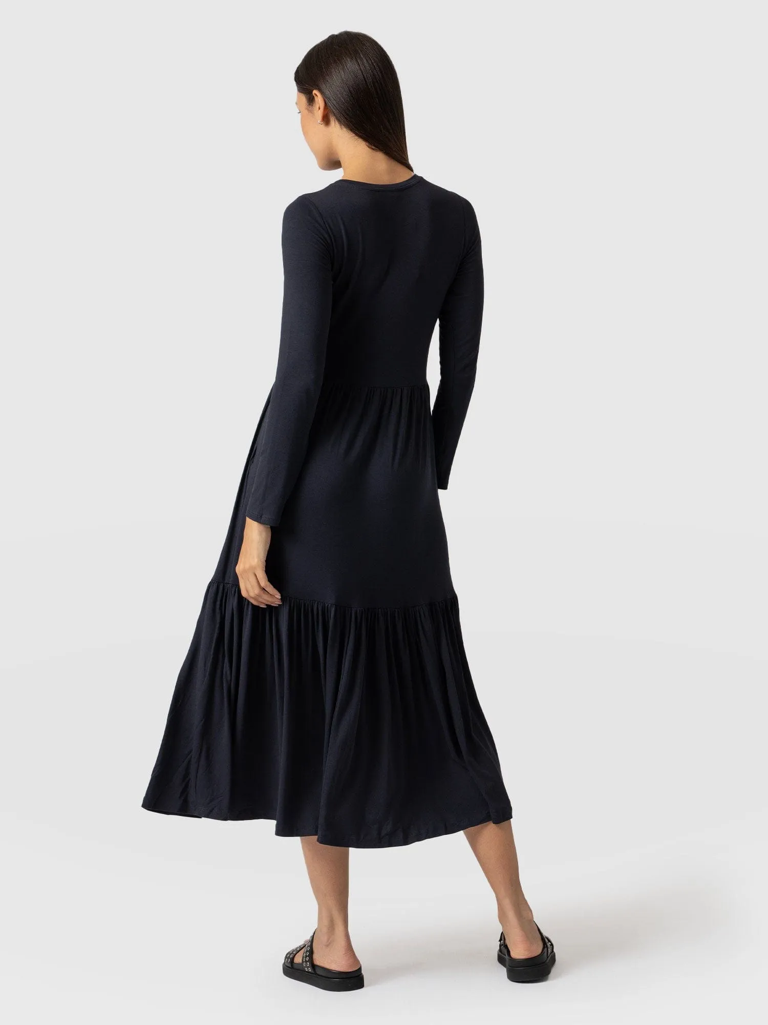 Greenwich Dress Long Sleeve - Navy