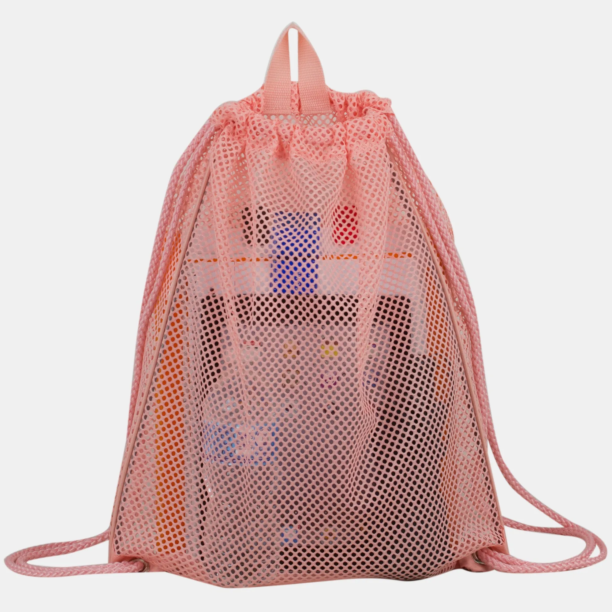 High-Capacity Mesh Drawstring with Cinch-able Closure