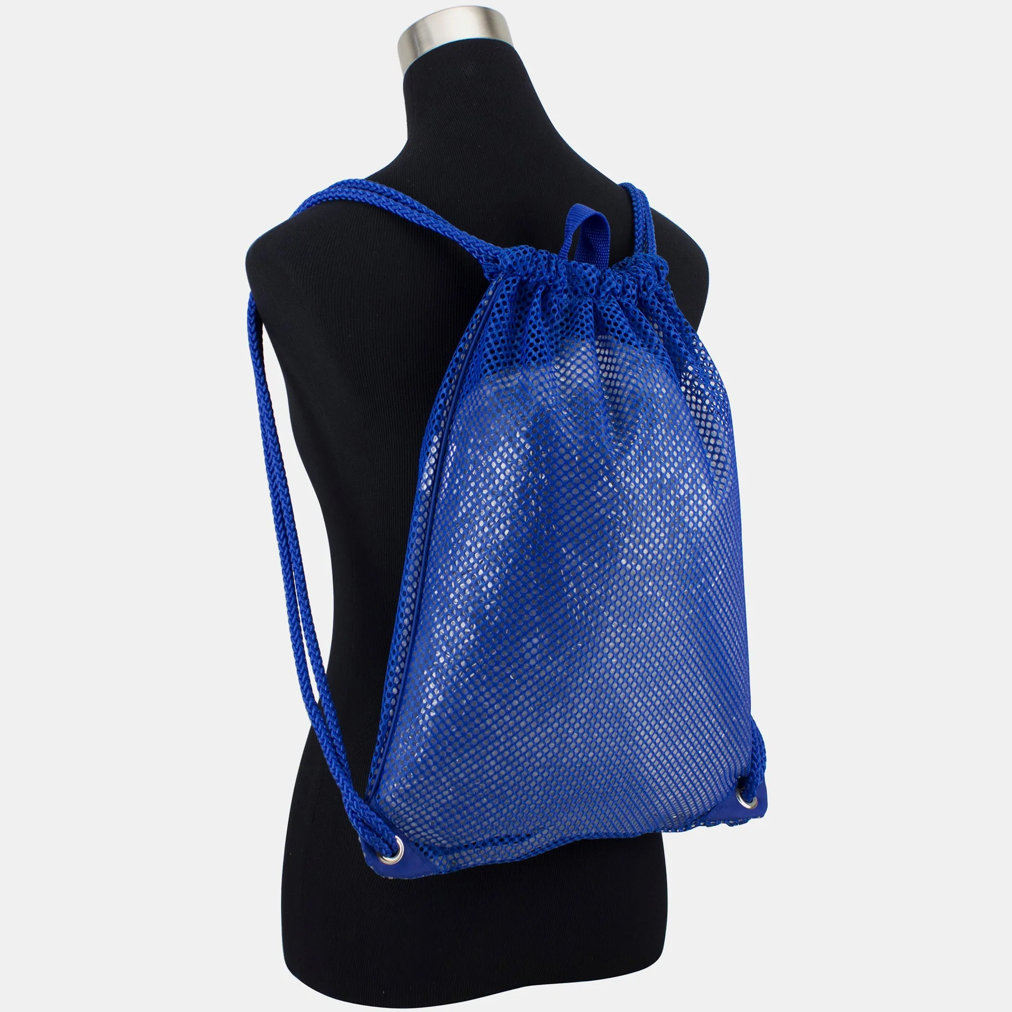 High-Capacity Mesh Drawstring with Cinch-able Closure