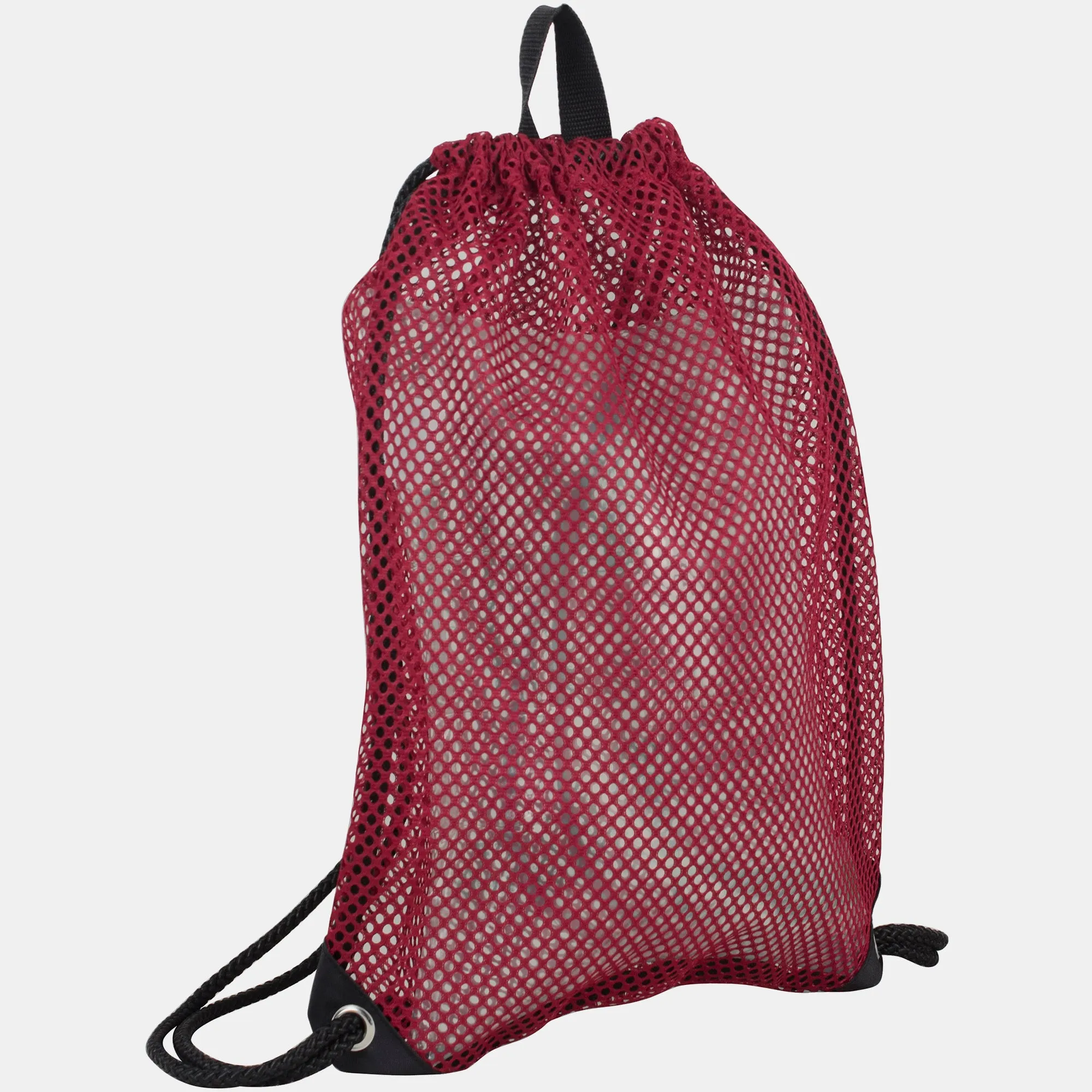 High-Capacity Mesh Drawstring with Cinch-able Closure