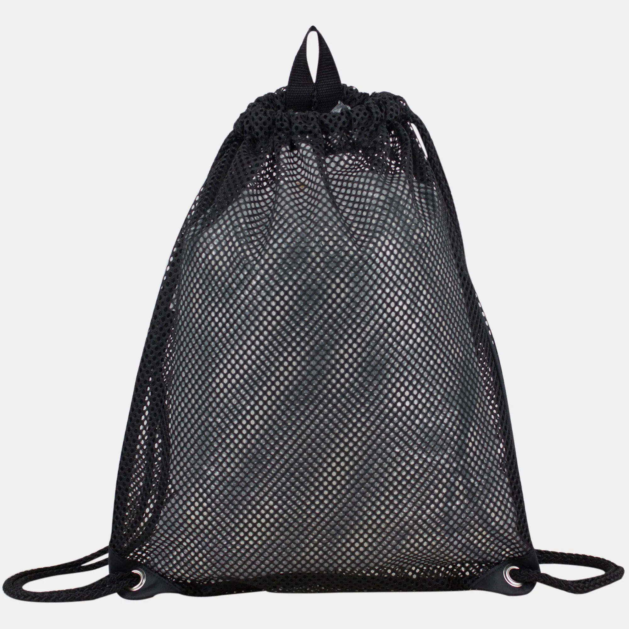 High-Capacity Mesh Drawstring with Cinch-able Closure