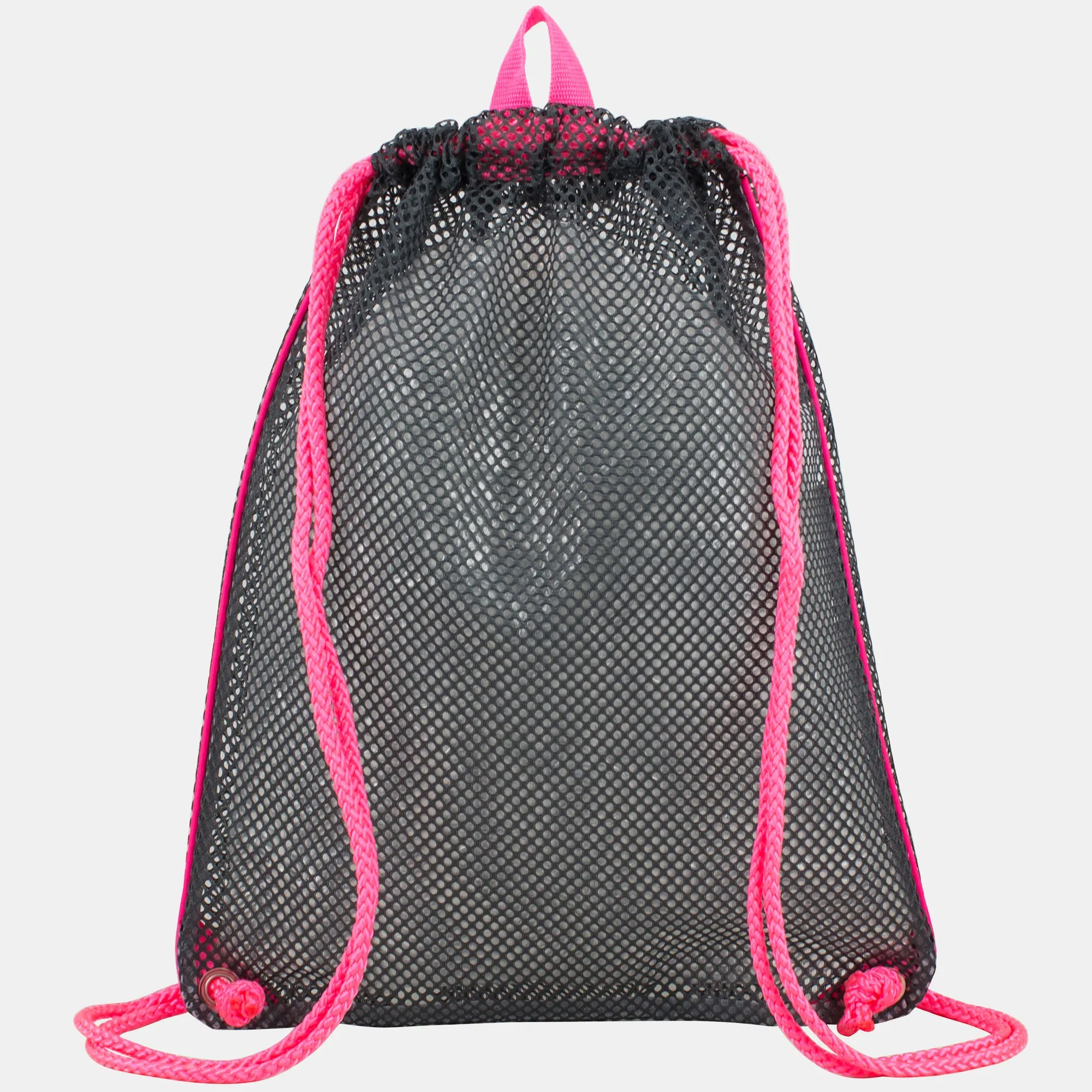 High-Capacity Mesh Drawstring with Cinch-able Closure