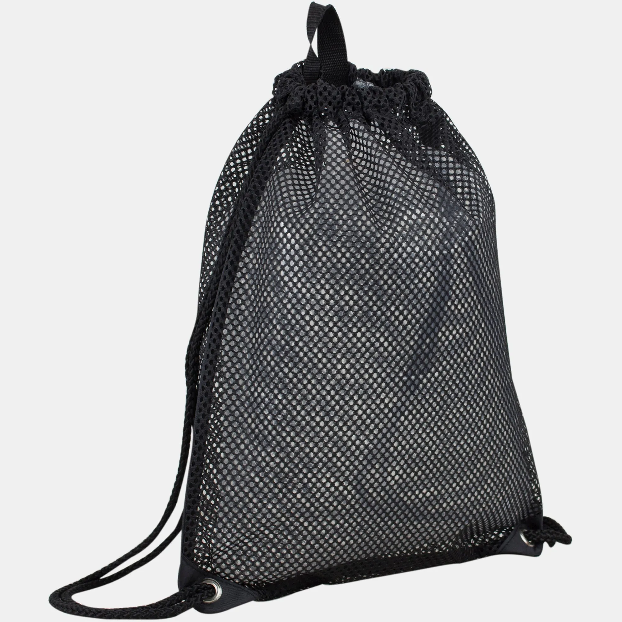 High-Capacity Mesh Drawstring with Cinch-able Closure