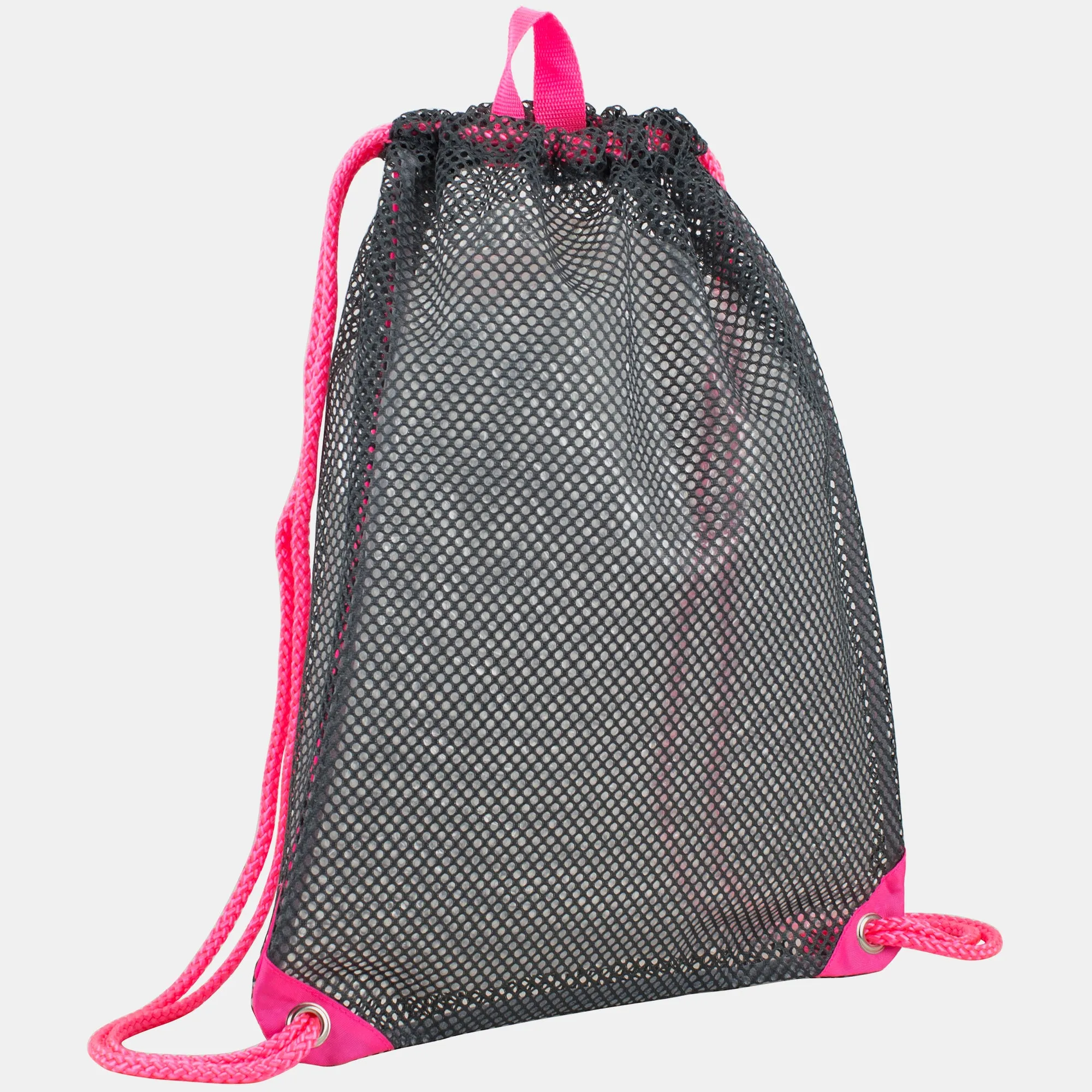 High-Capacity Mesh Drawstring with Cinch-able Closure