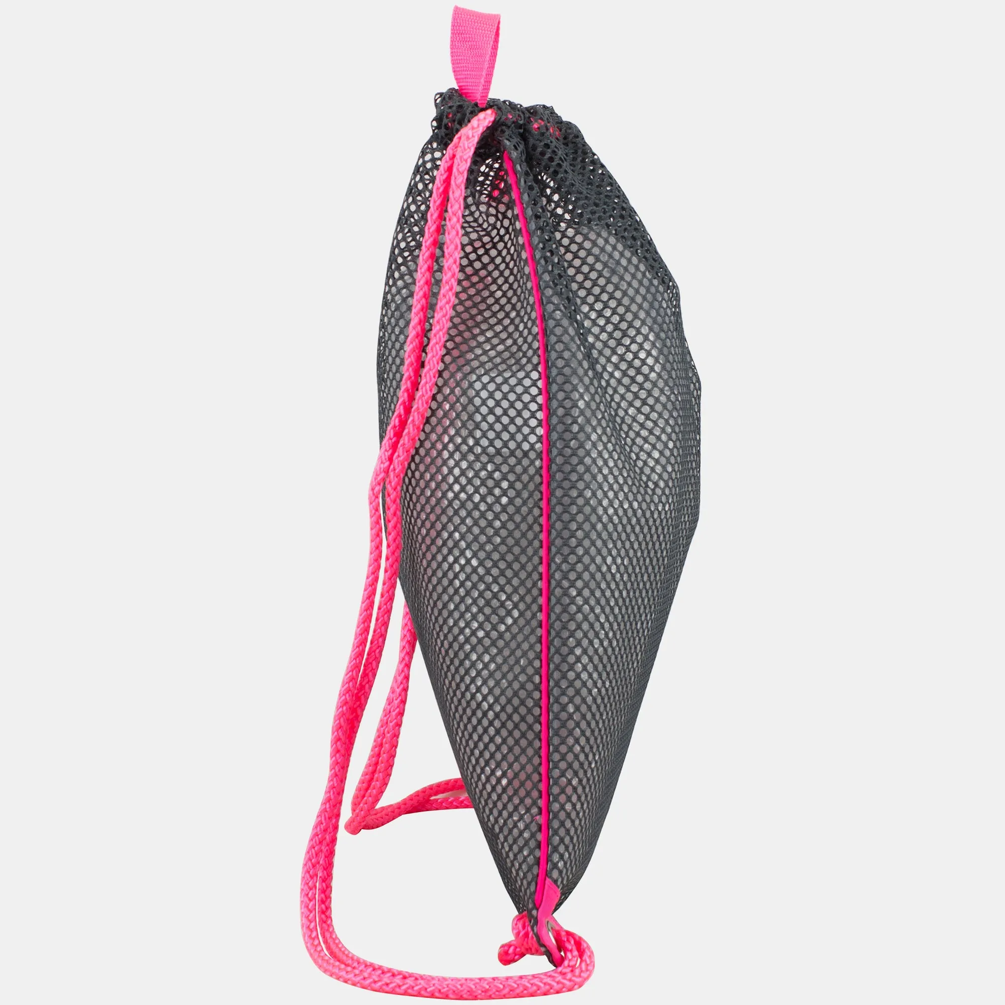 High-Capacity Mesh Drawstring with Cinch-able Closure