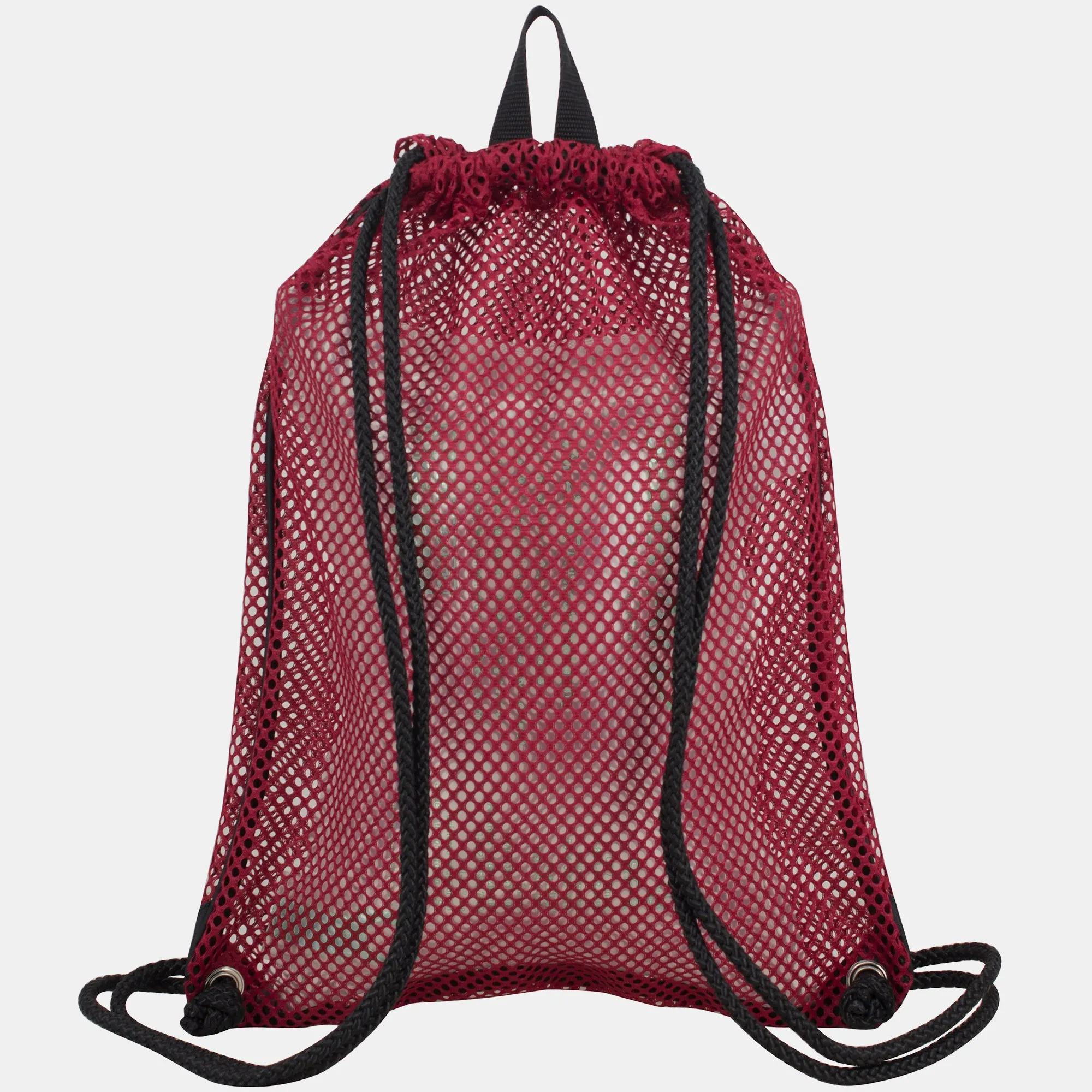 High-Capacity Mesh Drawstring with Cinch-able Closure