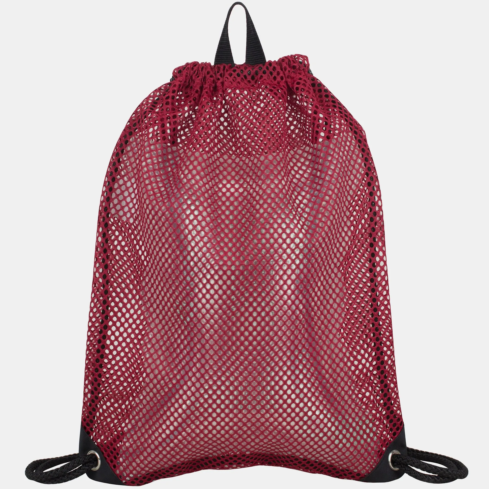 High-Capacity Mesh Drawstring with Cinch-able Closure