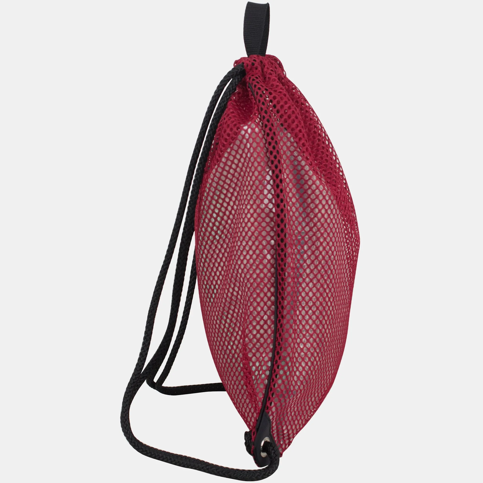 High-Capacity Mesh Drawstring with Cinch-able Closure