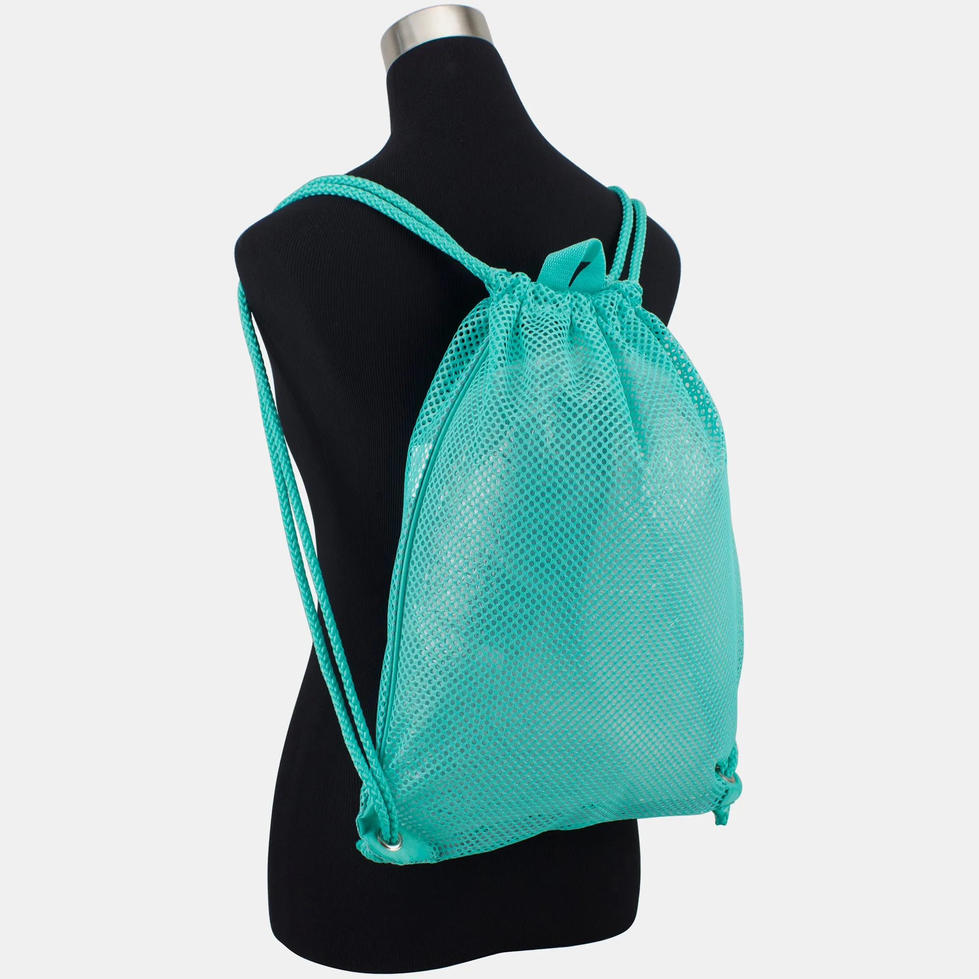 High-Capacity Mesh Drawstring with Cinch-able Closure