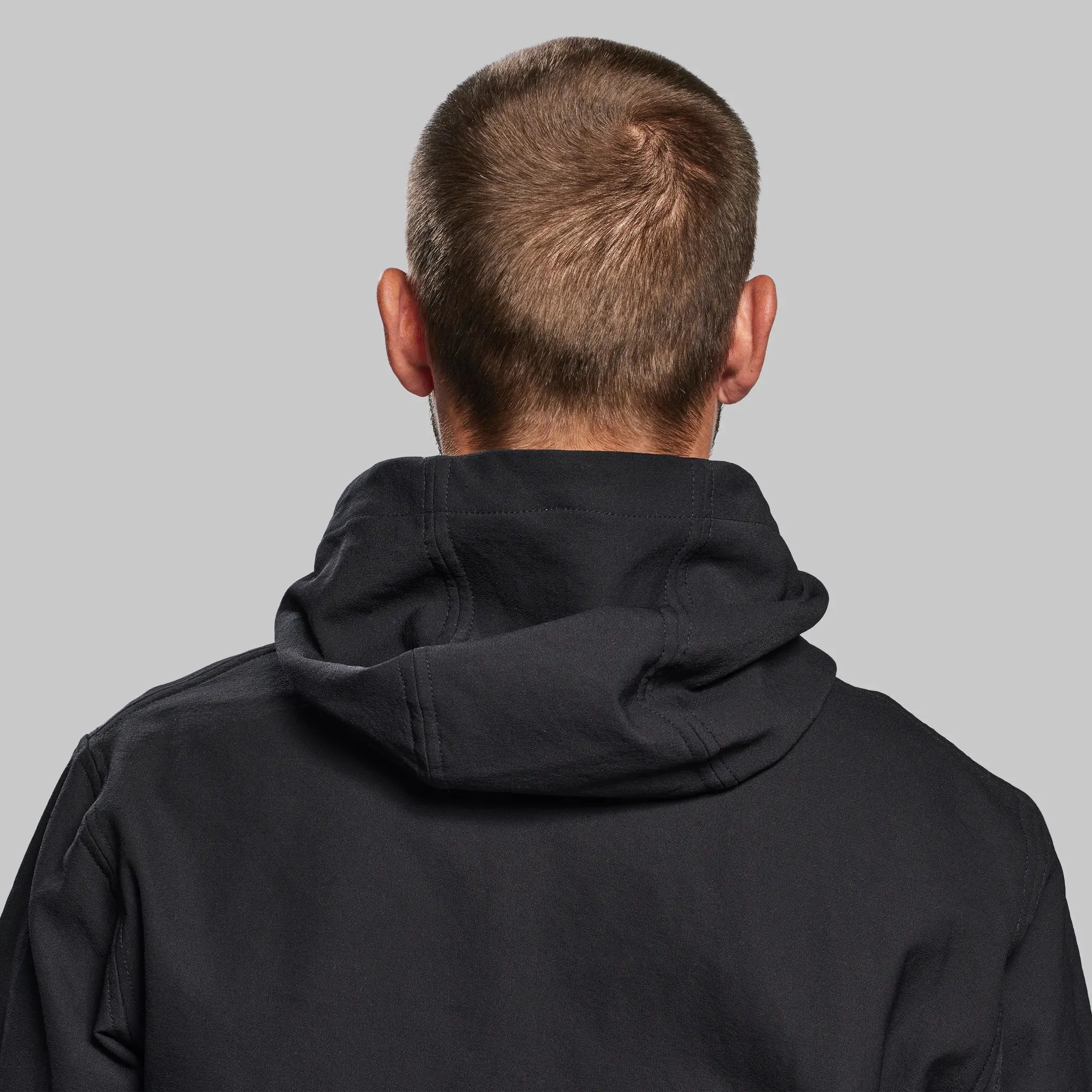 Black, Indestructible Hooded Jacket - Enhanced Durability Edition