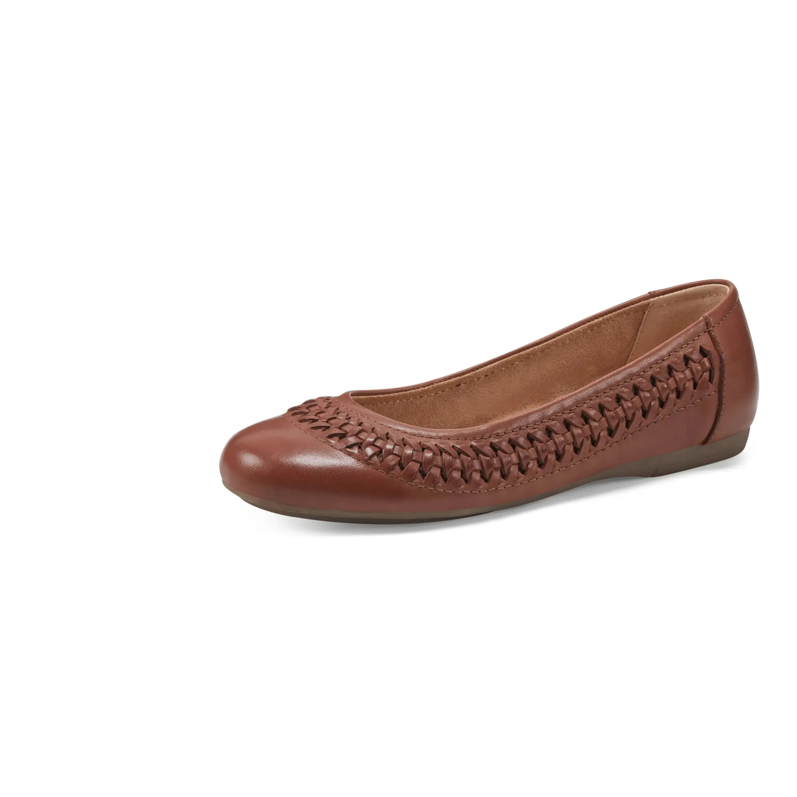 Jett Woven Round Toe Slip-on Dress Flats