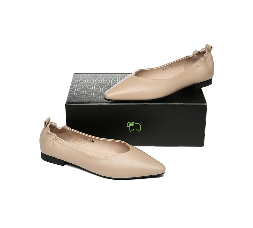 Leather Flats Women Sera