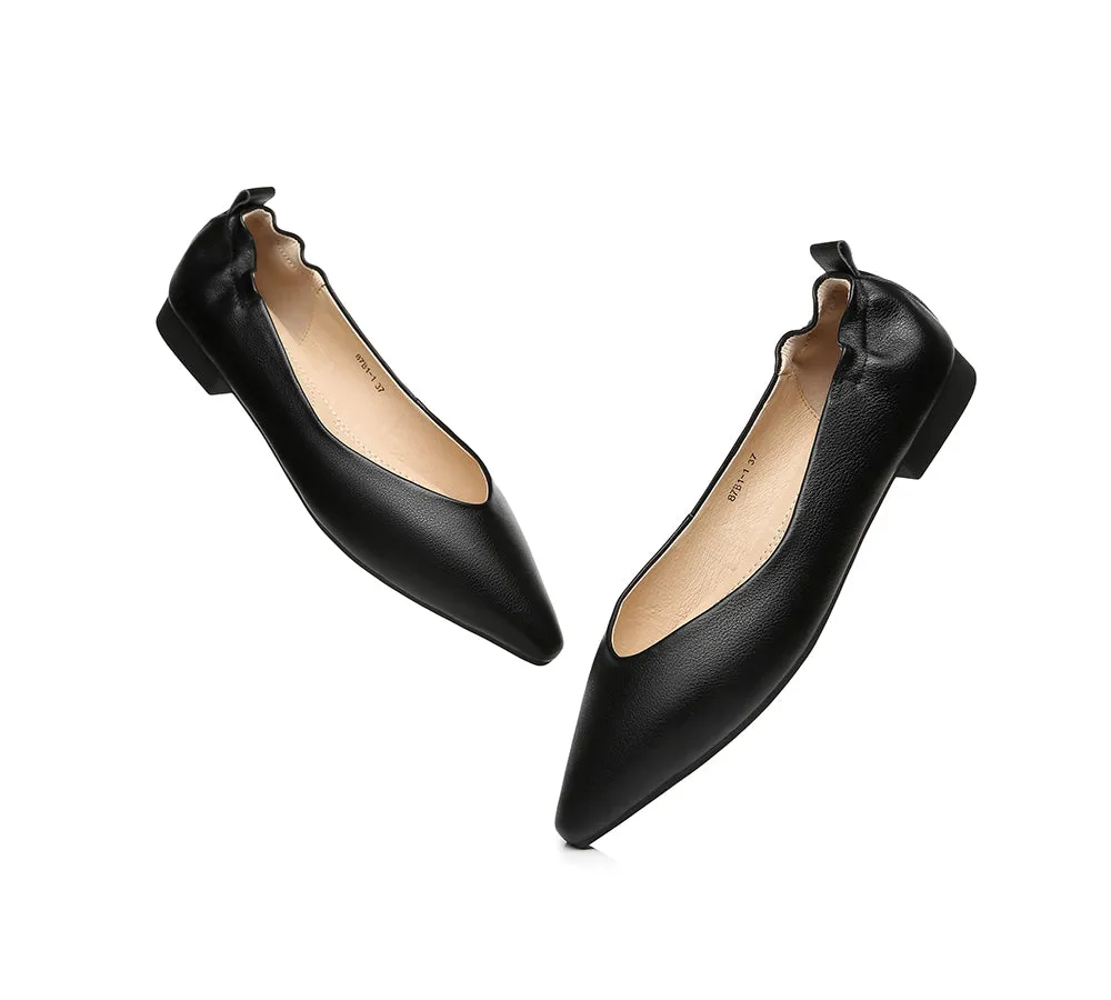 Leather Flats Women Sera