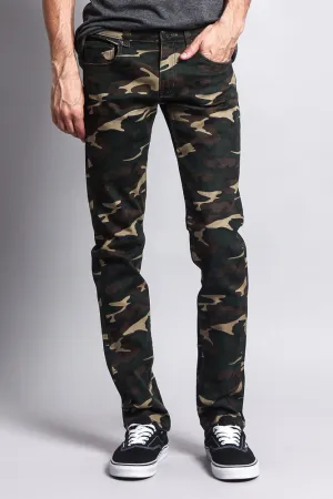 Men's Camo Skinny Jeans