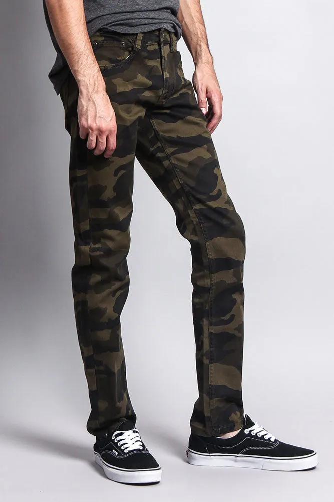 Men's Camo Skinny Jeans