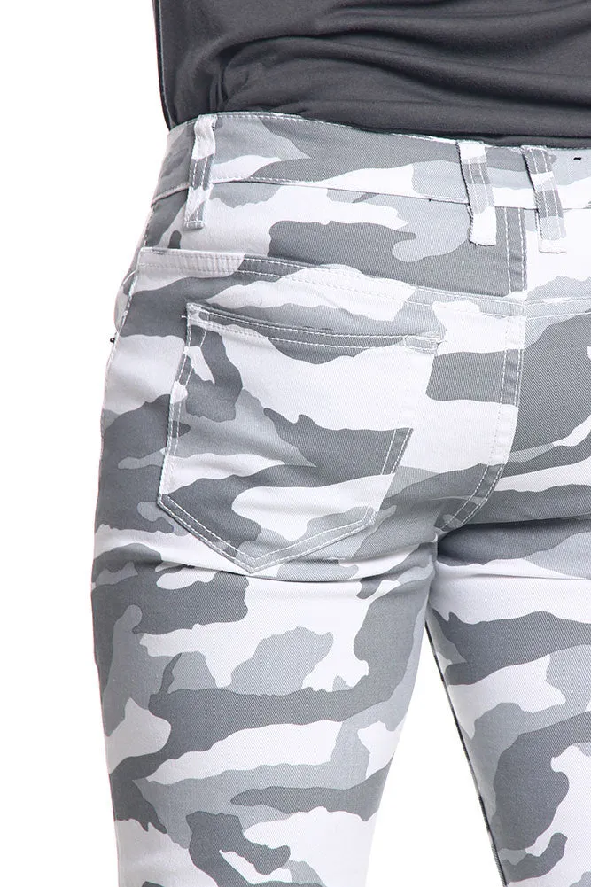 Men's Camo Skinny Jeans