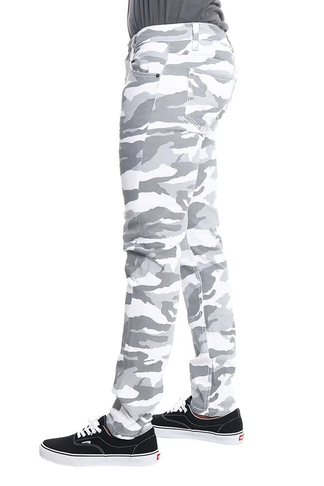 Men's Camo Skinny Jeans