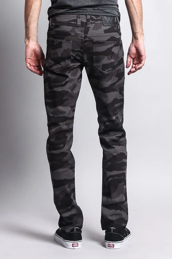 Men's Camo Skinny Jeans