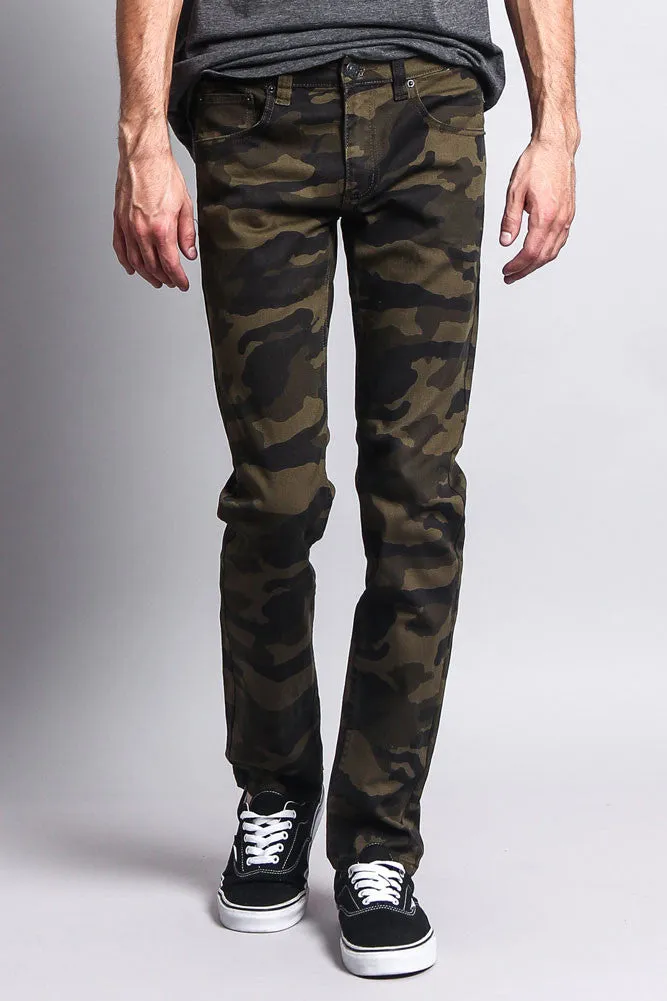 Men's Camo Skinny Jeans