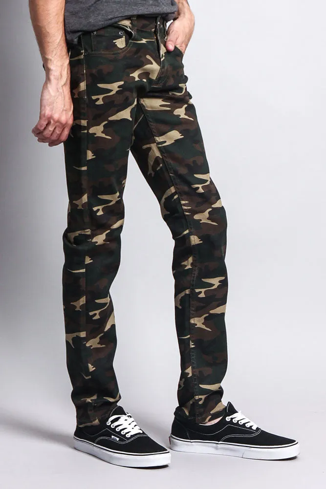 Men's Camo Skinny Jeans