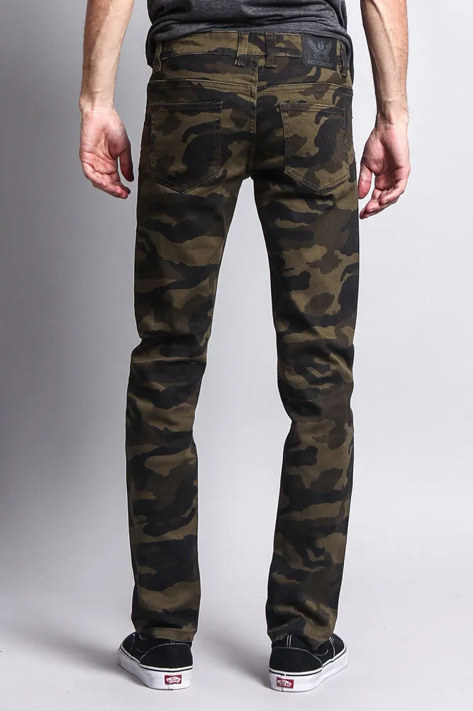 Men's Camo Skinny Jeans