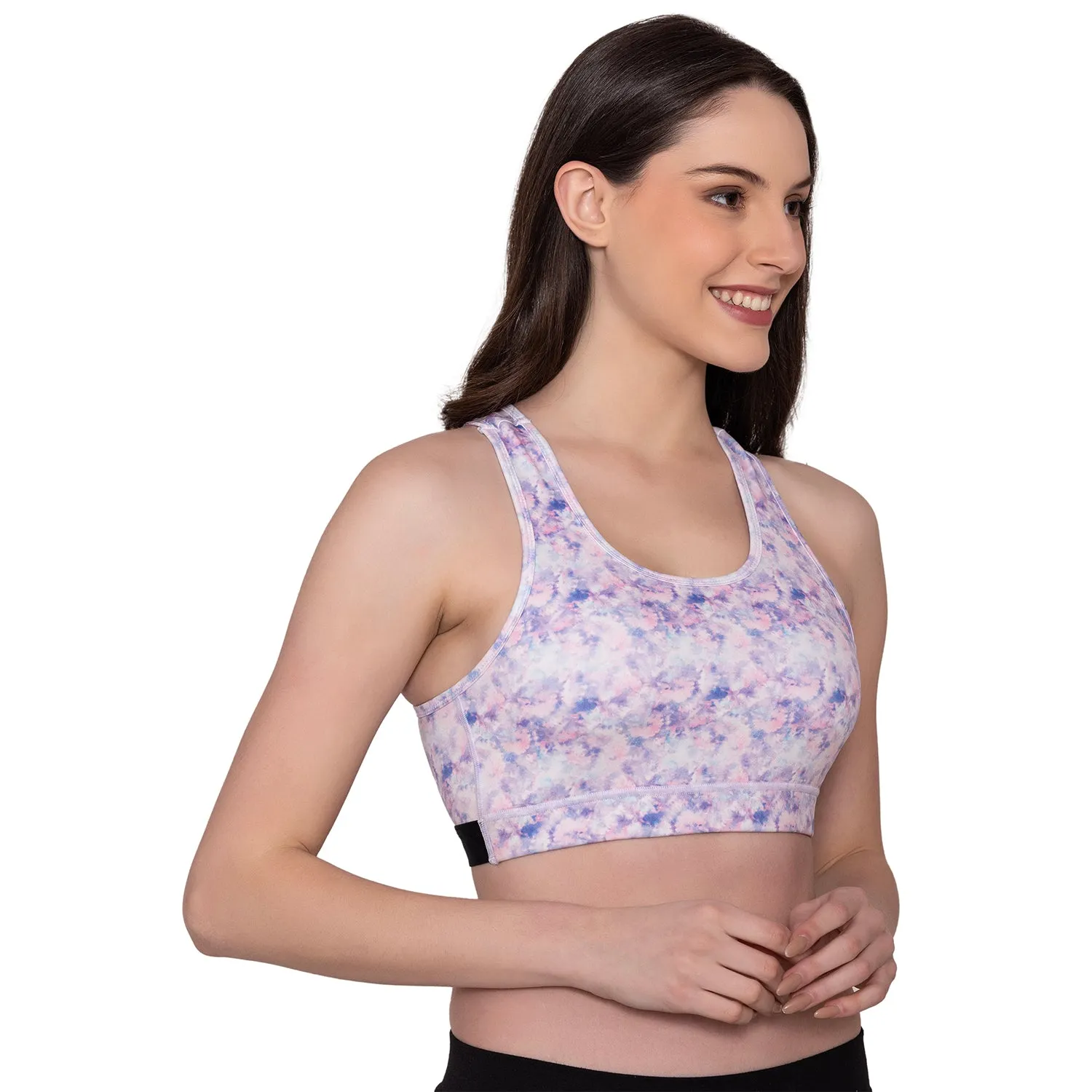 Multicolor Wirefree Padded Full Coverage Sports Bra