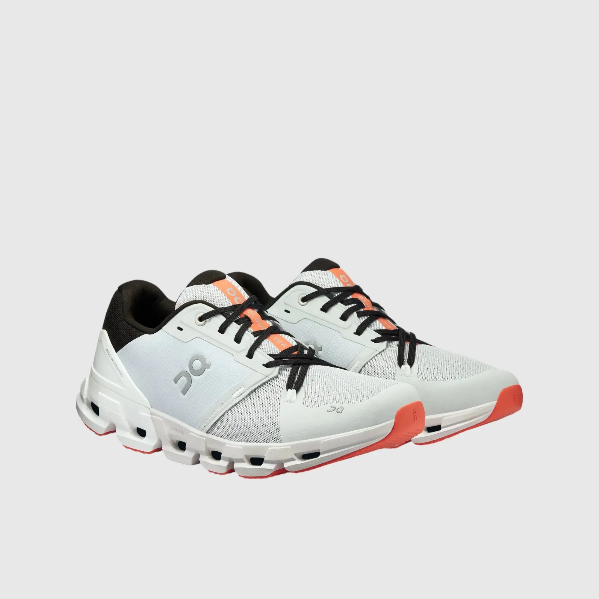 Sure! To optimize the title for an e-commerce product, you want it to be descriptive, include relevant keywords, and attract potential buyers. Heres a revised version:

Mens Cloud Flyer 4 Running Shoes - Glacier White, Lightweight Cushioned Support

This title includes key descriptive terms and modifiers that highlight its features and appeal to the target audience.