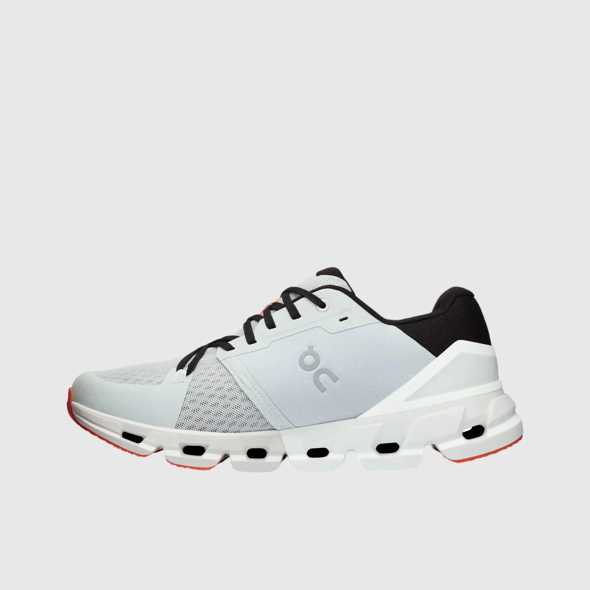 Sure! To optimize the title for an e-commerce product, you want it to be descriptive, include relevant keywords, and attract potential buyers. Heres a revised version:

Mens Cloud Flyer 4 Running Shoes - Glacier White, Lightweight Cushioned Support

This title includes key descriptive terms and modifiers that highlight its features and appeal to the target audience.